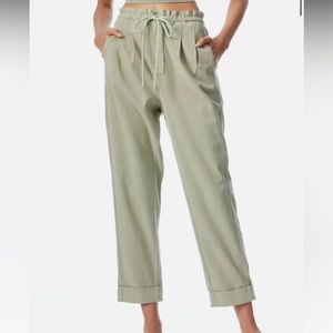 Alice + Olivia paper bag pants with tie waist